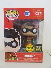 Funko Pop! Heroes: ROBIN #377 Metallic CHASE 1/500- DC Comics- Asia Only Release