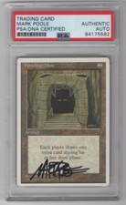 1995 MTG Magic The Gathering Mark Poole Signed Howling Mine Card PSA/DNA