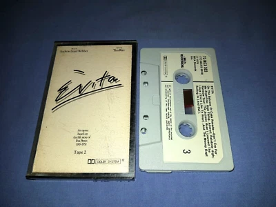 EVITA SOUNDTRACK CASSETTE TAPE (PS #37) - Image 1 of 2