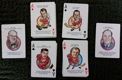 2006 Detroit Red Wings Hockey Heroes Playing Cards Hero Deck Complete Set of 52+ Cover