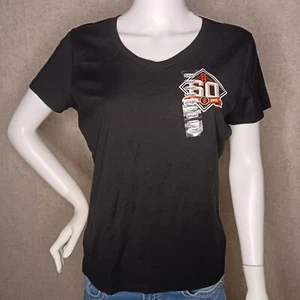 San Francisco Giants Womans T Shirt Size Small MLB Black 60th Anniversary - Picture 1 of 6