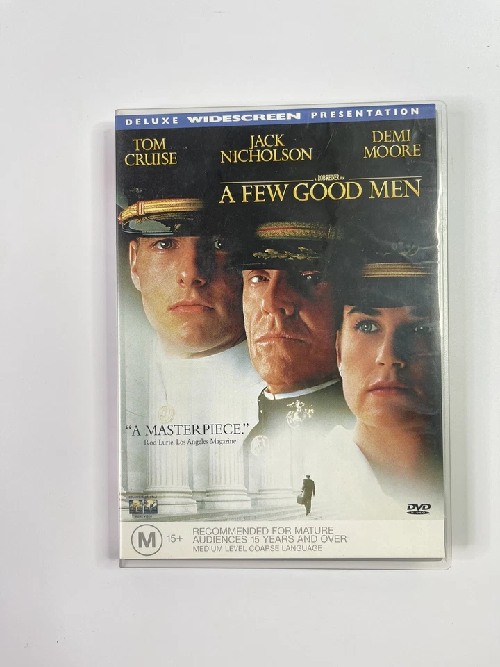 A Few Good Men DVD 1992 Drama Thriller Film Tom Cruise Jack Nicholson PAL 4 - Image 1 of 4