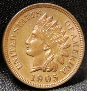 1905 RB INDIAN HEAD PENNY WITH CH BU DETAILS - Picture 1 of 3