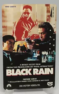 Black Rain Telephone Card 50 Takakura Ken Matsuda Yusaku Japanese Very Rare - Picture 1 of 8