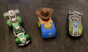 GUC Toy Story Die Cast Racers Disney Pixar 2 Buzz Lightyear and 1 Woody (39) - Picture 1 of 3