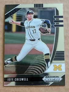 Jeff Criswell 2020 Panini Prizm Draft Picks PDP58 Baseball Card - Picture 1 of 10