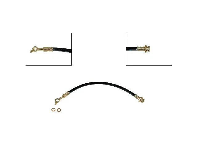 Dorman 25WG58R Front Right Brake Hose Fits 2005-2013 Nissan Pathfinder - Image 1 of 1