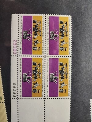 US Scott #1265 5c Plate Block #28083/28088 1965 Magna Carta Unused- #B76 - Image 1 of 3