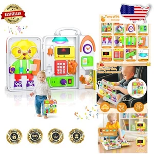 Interactive Music and Learning Toy for Toddlers 1-2 Years – Busy Board Fun - Picture 1 of 9