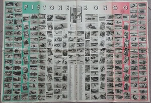 Halskette Plakat Borgo Piston Motorräder Auto 1953 Schlamm Zagato Taruffi - Bild 1 von 5