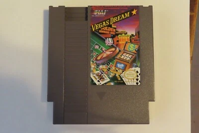 NES 1985 Vegas Dream - Juego Nintendo Auténtico, Limpio, Probado y Funciona Foto 1 de 2