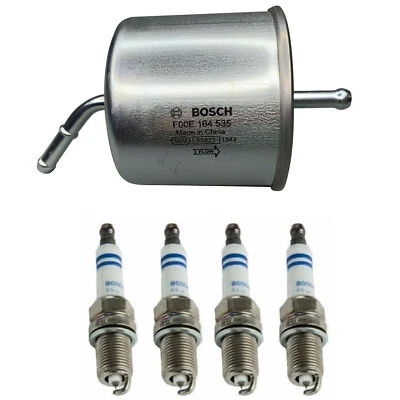 Juego de filtro de combustible y bujías OE para Mazda 626 LX 1993, 1996-2002 2,0 L Foto 1 de 2