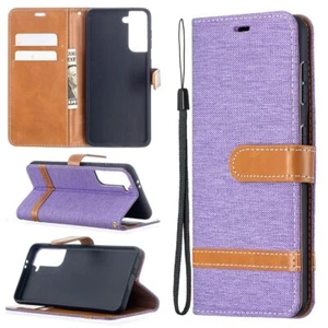 Ochrona Etui na telefon komórkowy do Samsung Galaxy S21 Case Cover Pokrowiec Wallet Etui Bumper - Zdjęcie 1 z 7
