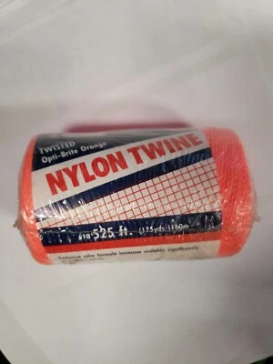 惠灵顿 #18 英寸 Dia. x 525 英尺 L 橙色扭转尼龙绞线 — 第 1/2 张图片