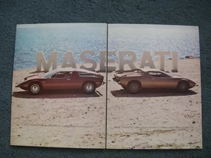 Folleto de ventas de Maserati Bora and Merak The Wind & The Star - Imagen 1 de 11
