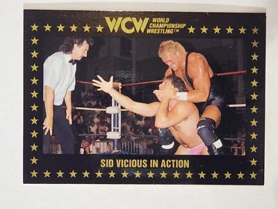 1991 WCW Championship Marketing Wrestling #43 Sid Vicious In Action - Image 1 of 2