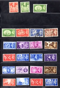 UK GB 1937–1951 COLLECTION OF MOSTLY KING GEORGE VI 120+ STAMPS MINT & USED - Picture 1 of 4