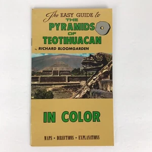 1983 Pyramids of Teotihuacan Mexico Visitors Guide Tourist Booklet Travel - Picture 1 of 5