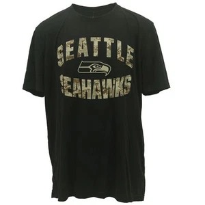 Camisa Seattle Seahawks con estampado camuflado rendimiento juvenil negra Dri Tek 8-20 - Imagen 1 de 1