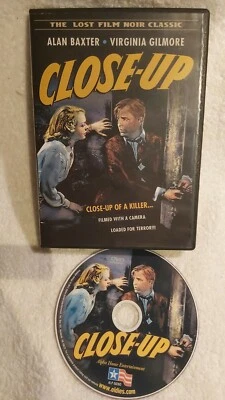CLOSE-UP:VINTAGE ALPHA DVD: ALAN BAXTER & VIRGINIA GILMORE(LIKE NEW) - Image 1 of 4