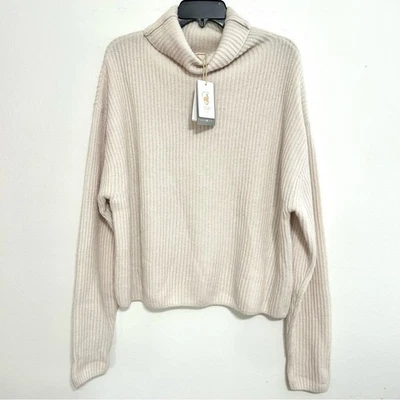 H&M кашемир шерсти ребра вязаный водолазка свитер коренастый рыбак старые деньги новый S - Изображение 1 из 4