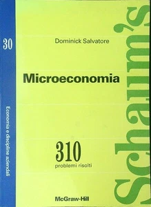 MICROECONOMIA SALVATORE DOMINICK MCGRAW HILL 1994 SCHAUM'S BROSSURA - Foto 1 di 1