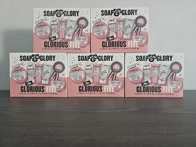 Soap & Glory The Glorious Five Best Of Soap & Glory Gift Set x5 Boxes Large Lot - Image 1 of 4