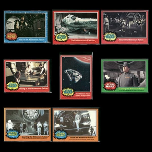 Star Wars 1977 Topps Lot (8) Vintage 1st Edition Millennium Falcon - Picture 1 of 10