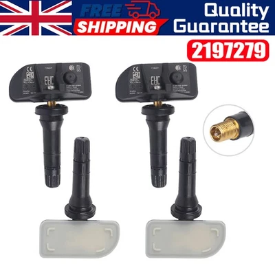 4X TPMS Tyre Pressure Sensor For Ford MK4 19-25 Kuga MK3 20-24 S-Max 2197279 - Image 1 of 4