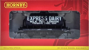Hornby R6404A LMS 6 Wheel Tank Wagon 44190 Express Dairy Milk For London Livery. - Picture 1 of 2
