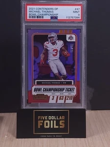 Selecciones del draft Panini Contenders 2021 - Michael Thomas #47 Bowl Champ PSA 9 - Imagen 1 de 2