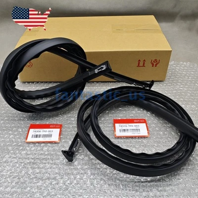 OEM OEM Pair Roof Weatherstrip Molding Trim For Honda Fit 2009-2014 - Изображение 1 из 4