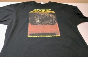 ALCATRAZZ No Parole from Rock & Roll T-SHIRT  3XL  Concert Tour Shirt Black  - Picture 1 of 2