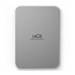 LaCie 2TB Mobile Secure External Hard Drive Grey (STLR2000400) - Afbeelding 1 van 3