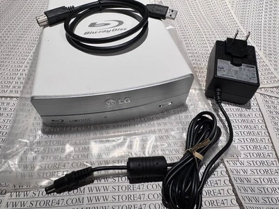 External USB 3.0  LG BE14 BE14NU40 Blu-Ray Writer Burner DVD CD-ROM Drive 14x - Image 1 of 4