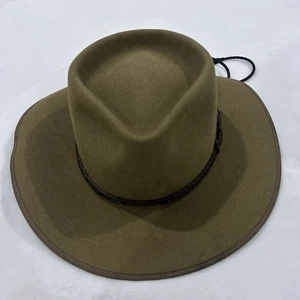 Akubra Cattleman Fur Felt Hat Made In Australia Mens Size 59cm - Picture 1 of 12
