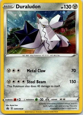Black Star Promo Duraludon SWSH028 Promo SWSH: Sword & Shield Promo Cards - Image 1 of 2