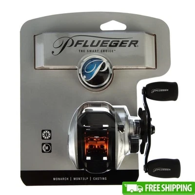 Carretel de pesca 4+1BB 7.3:1 botões elétricos captação rápida moldura grafite placas laterais novo - Imagem 1 de 4