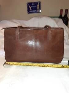 Laura Ashley Vintage Leather Shoulder Bag Tan - Picture 1 of 8