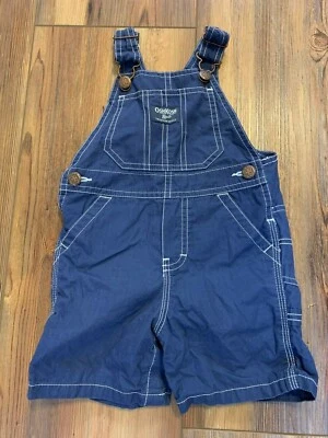 Osh Kosh B’gosh  vestbak overalls / shorts  Youth Denim  18 M  - Image 1 of 2