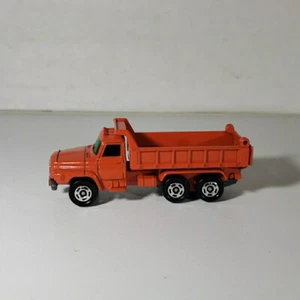 Vintage Tomica Nissan Diesel Dump Truck #16 Orange Diecast 1/102 Construction NM - Picture 1 of 8