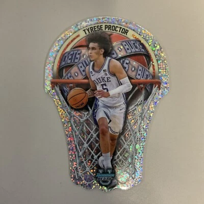 2023-24 Bowman Best Basketball Tyrese Proctor Speckle Refractor Buckets Die-Cut - Image 1 of 2