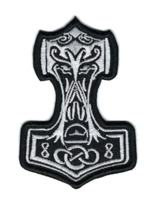 Thor's Hammer Patch | Mjolnir Viking Norse Mythology Thunder God Mjölnir Logo - Picture 1 of 1