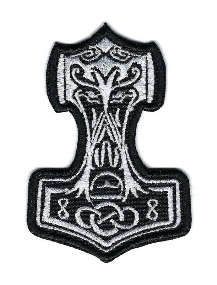 Thor's Hammer Patch | Mjolnir Viking Norse Mythology Thunder God Mjölnir Logo - Image 1 of 1