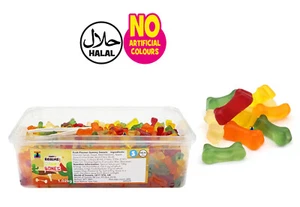 Candy Realms GUMMY BONES Sweets HALLOWEEN TRICK or TREAT HALAL LARGE FULL TUB - Picture 1 of 9
