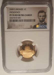 2009-S BRONZE LINCOLN CENT PROOF NGC PF70 RD UCAM PRESIDENCY RARE PENNY 1C