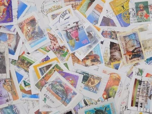STAMP AUSTRALIA 200g lot ON paper commemorative mix kiloware - Picture 1 of 6