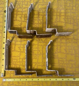 Cantidad 6 perchas de canalones usadas vintage - Imagen 1 de 11