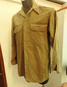 Camisa tropical verde militar de la Segunda Guerra Mundial Capitán W.H.Earle uniforme de ingenieros reales (5417) - Imagen 1 de 9