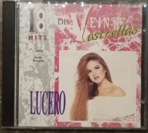 LUCERO - 18 HITS DE VEINTE ESTRELLAS - 1992 MEXICAN CD ALBUM, LATIN POP - Bild 1 von 3